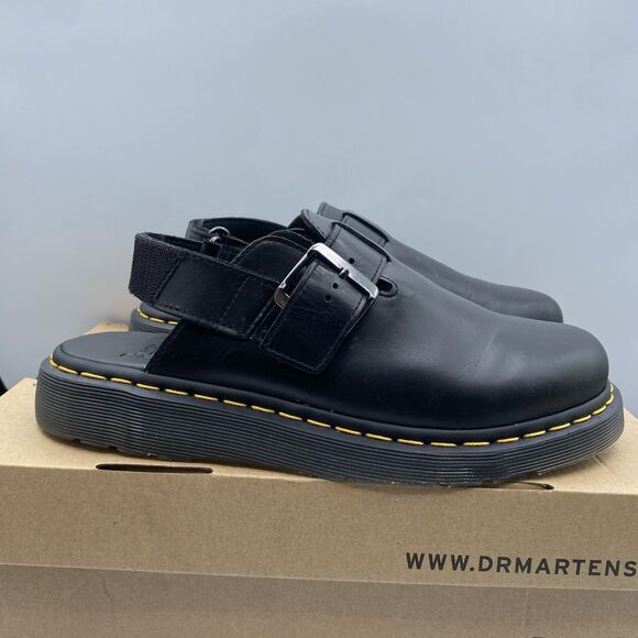 Dr Marten Jorge II Sandals Men 42 US 9 Black Slingback Buckle Casual NWB main image 13